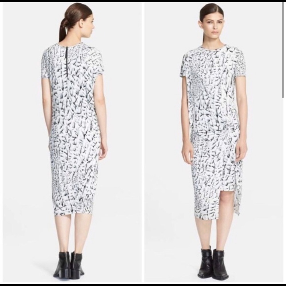 Asymmetrical dress from Helmut Lang, P